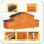 Grand nichoir en bois pour poulailler-1165526871