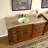 Tevis 58'' Single Bathroom Vanity with Travertine Top-33584368