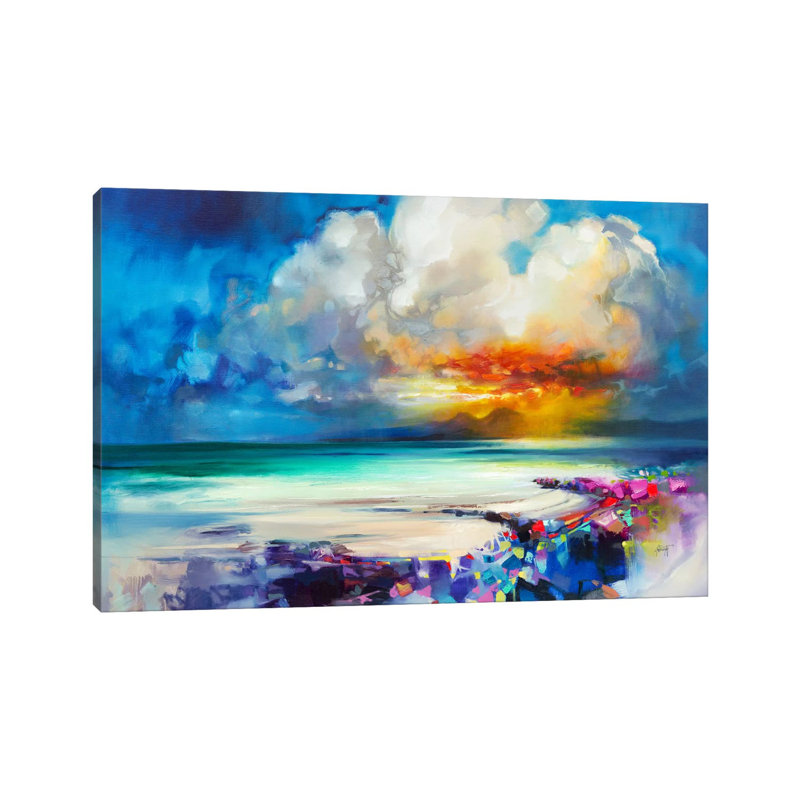 Golden by Scott Naismith - Wrapped Canvas Painting, 101.6 cm H x 152.5 cm W x 3.175 cm D