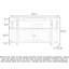 Console rétro avec tiroir et armoire de rangement Vintage-1569687899
