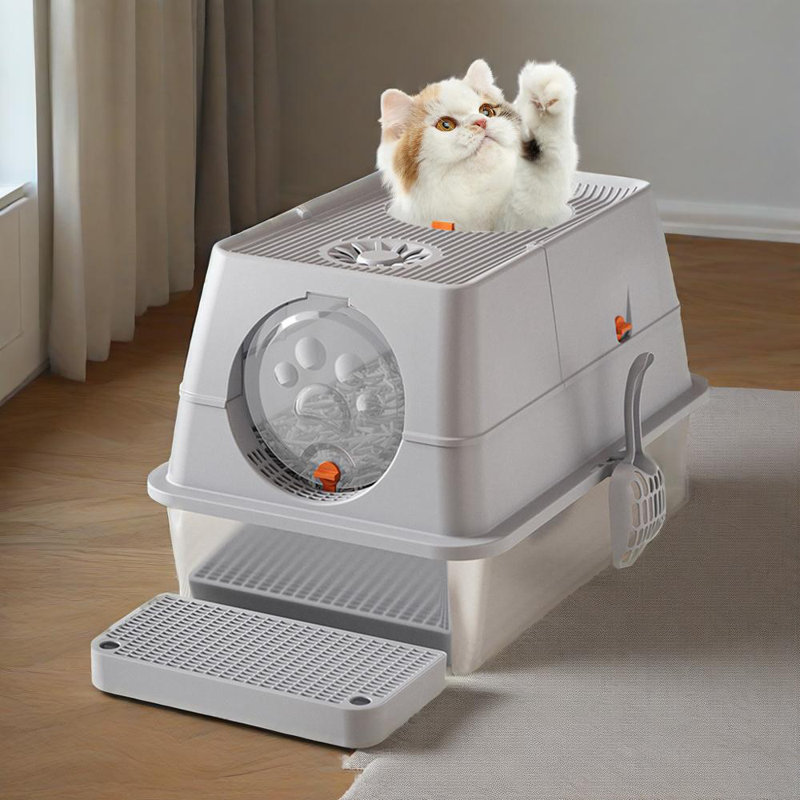 Litter Box Enclosure, Gray