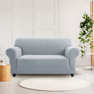 Stretch Sofa Cover with Elastic Fit – Washable Jacquard Couch Protector, Furniture Slipcover for 1–4 Seater Sofas