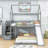 Twin Over Full L-Shaped Bunk Bed With Slide, Storage Stairs And Ladder-1716717454