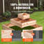 Wood Raised Garden Bed