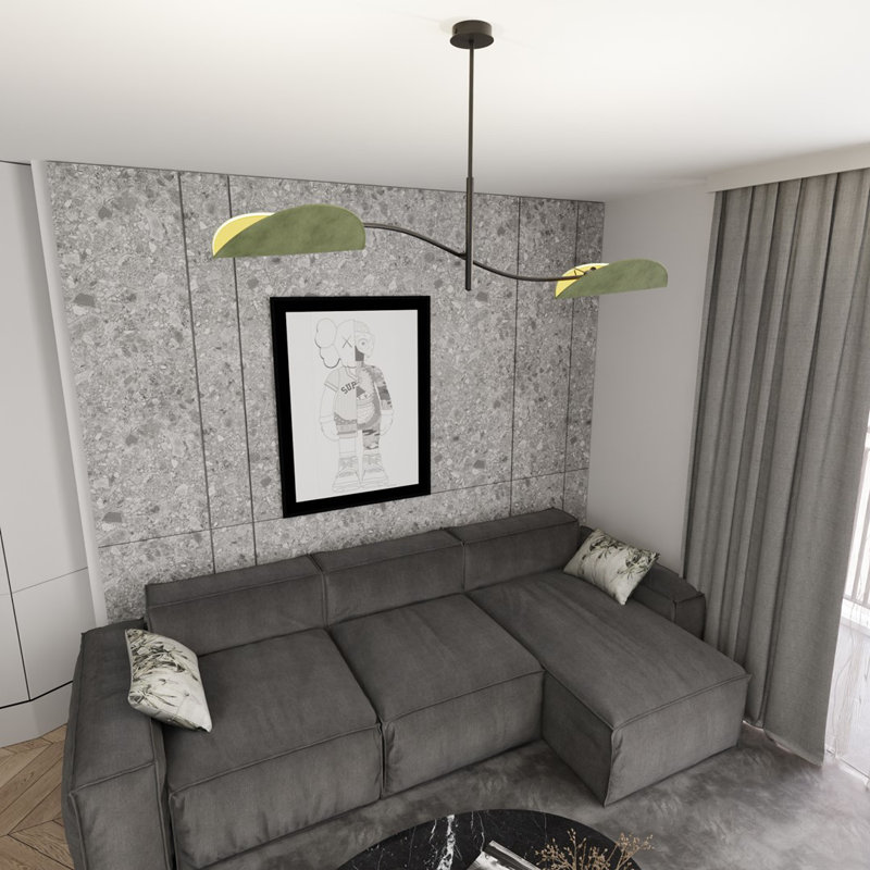 LOTUS BL, 2, Green, 54cm H x 105cm W x 18cm D