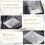 Ceramic Rectangular Undermount Bathroom Sink with Overflow
