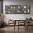 «Geometric Line Abstract Geometric Infinity Loop Shapes», reproduction encadrée sur toile-98042006-111665122