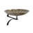 African Sunflower Birdbath with Wall Mount Bracket-64543494