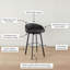 Tabouret de bar et de comptoir pivotant Bethanee-87484364-87484361-87484357