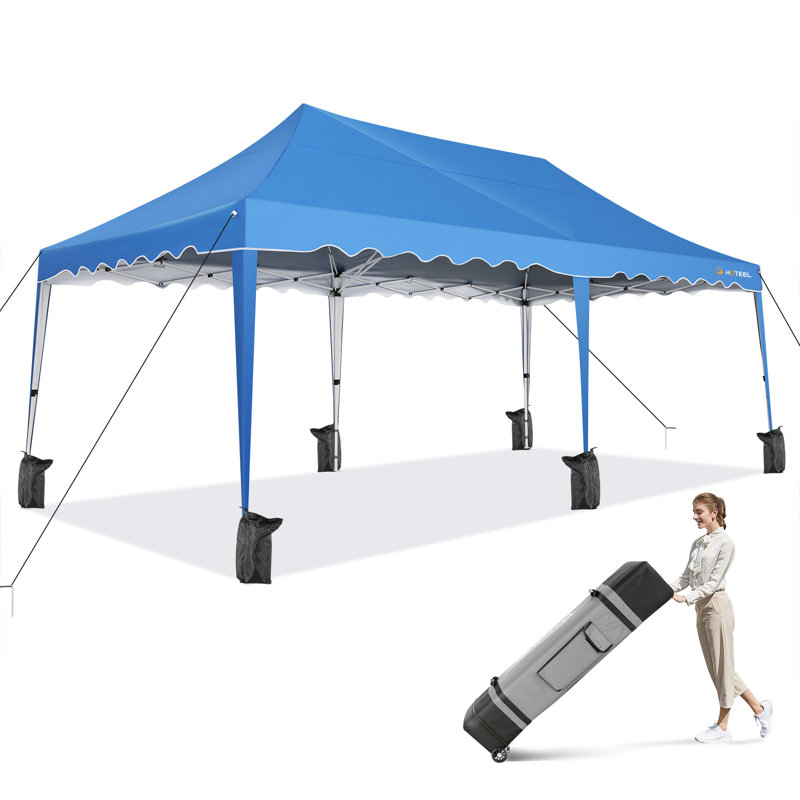 Brean 3m x 6m Metal Party Tent, Blue