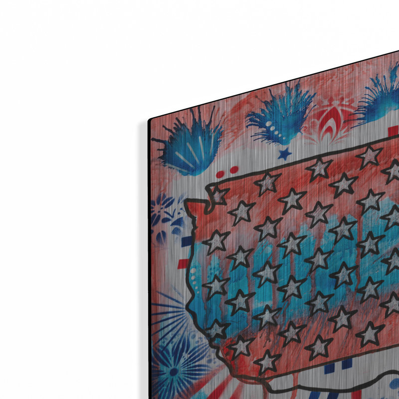«America United» par Dean Russo, H 24 po x l 36 po