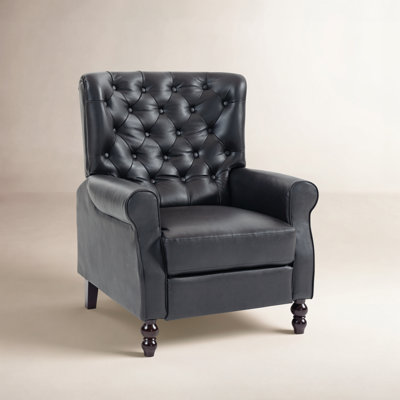 Amara 33" Genuine Leather Manual Recliner