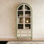 Vaisselier moderne en bois massif blanc