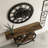 4-Tier Console Table, 39.4" Entryway Table with Geometric Metal Frame