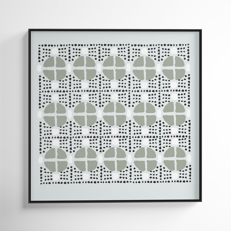 Nomad I, Espresso Framed, 46.5" H x 46.5" W x 2" D