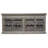 Ranch Style 4 Antique Door 88" Long Sideboard In Distressed Finish
