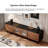 78.7"W Mid-Century Modern TV Stand with Drawers and  Cabinets-49870645