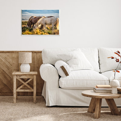 Equine Evening Graze Wall Plaque, design by Tim West