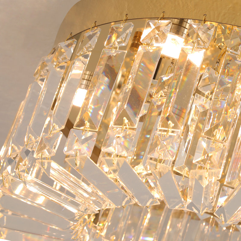 Ajaz 1 - Light LED Chandelier, Gold, 40 cm