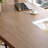 Nut-brown Rectangular Solid Wood Writing desk-1800269201