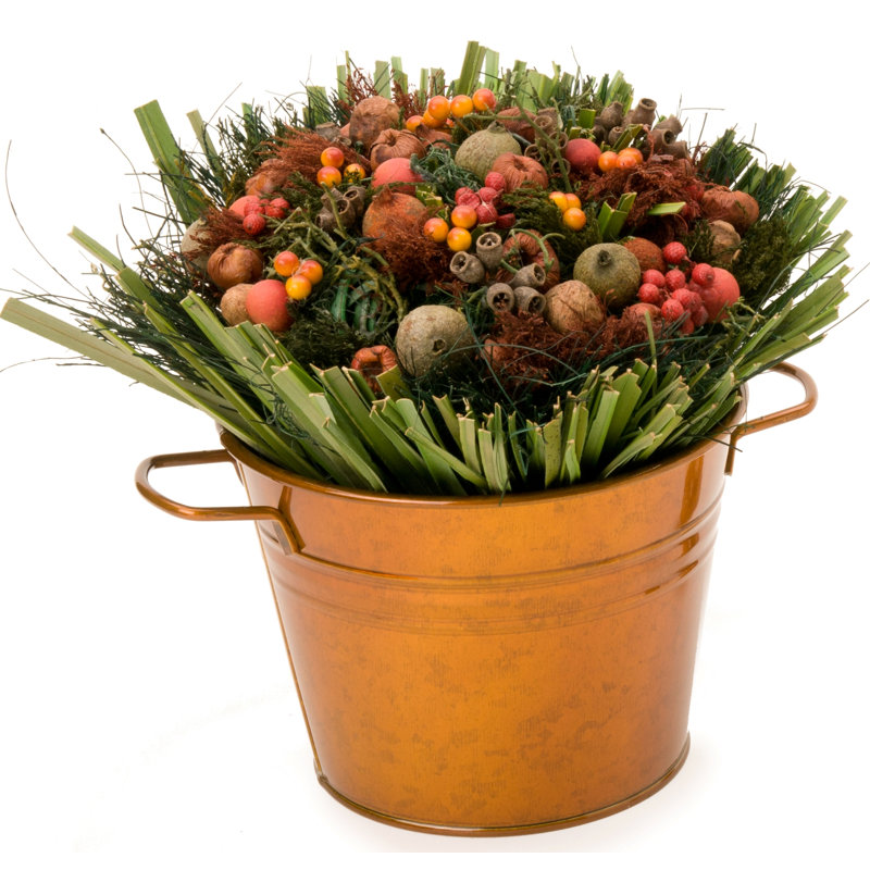 Pot de fleurs en acier galvanisé