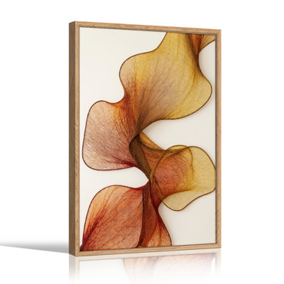 Ensemble de 1 tableau abstrait floral sur toile