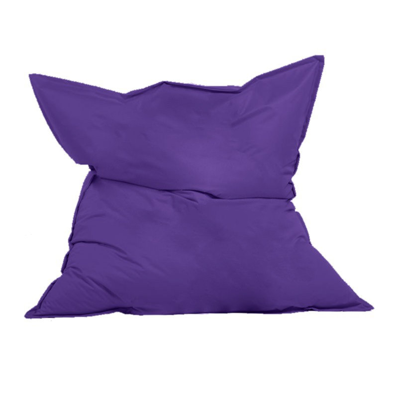 Fauteuil à billes de qualité supérieure, mauve, 70,9 x 55,1 x 11,8 pouces | 100% polyester imperméable, système de fermeture à glissière dissimulé et double | 100% mousse de styromousse originale, capacité de poids maximale de 440 lb | Divertissement extérieur élégant et moderne