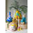  Ceramic Snake Vase – 10.5" Tall Glazed Serpent-Inspired Accent Set of 2