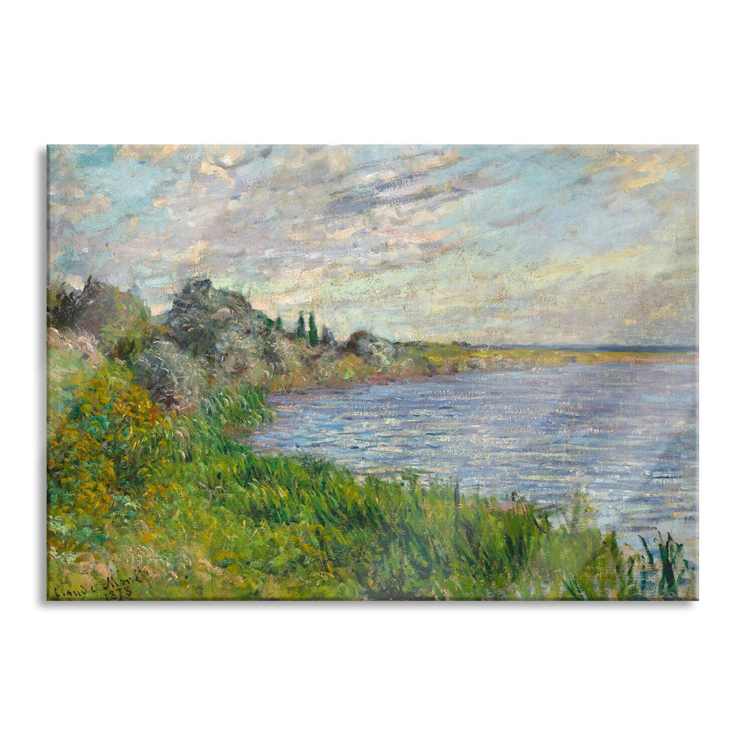 Glasbild Claude Monet - Jean Monet auf seinem Pferderad