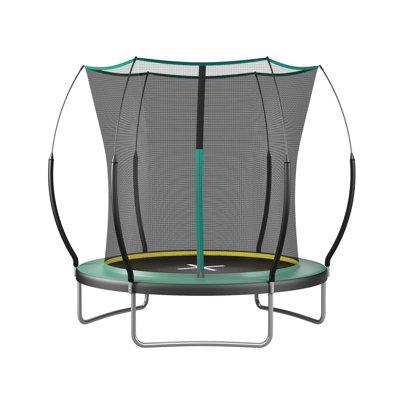 Trampoline YF 6FT Springfree avec filet de sécurité - Système sans cordon pour enfants