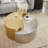Modern & Contemporary Style Coffee Table Made with Iron Sheet Frame-126078239-126078232