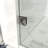 Opal Mirage MCOCOD 56-60.5" W x 76" H Single Sliding Frameless Soft Close Shower Door with 3/8" (10mm)Clear Glass-98924869
