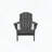 HDPE Folding Adirondack Chair with Integrated Cup Holder