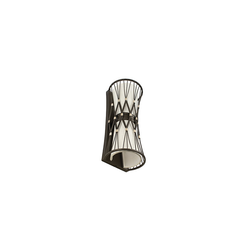 Rumba Bronze Cylinder Dimmable Direct Wired Sconce