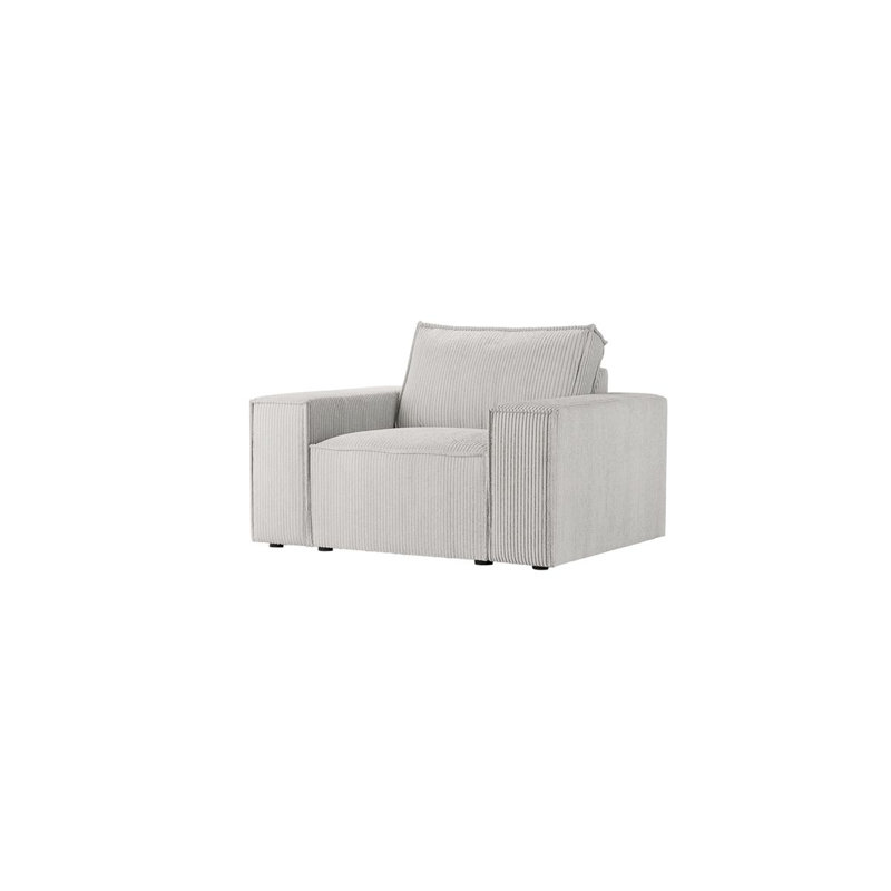 Upholstered Armchair, Beige