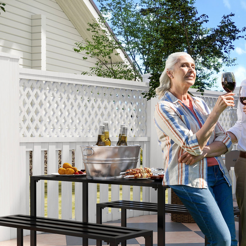 4 - Person Patio Dining Set with Rectangular Table