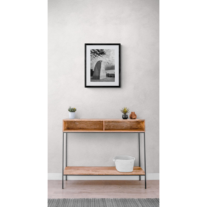 Martin Luther King I Print by Robert Dodge, Black Framed Paper, 21.25" H x 17.25" W