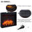 Cassella 43.3'' W Electric Fireplace with 4500 BTU