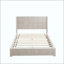 Structure de lit plateforme en bois massif avec tête de lit, lit à lattes en bois sur pied, aucun sommier requis, assemblage facile pour la chambre à coucher-1363854949-1363854955
