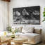 «Mountainside Moulton Barn», 3 pièces sur toile-98562247