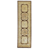 Wool Oriental Area Rug in Beige