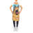No Pattern Bib Apron