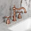 Kingston Brass Essex Two-Handle 3-Hole Deck Mount Widespread Bathroom Faucet with Pop-Up Drain-110561888