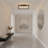 Maleika 4-Light Flush Mount Rectangular Ceiling Light-752902996