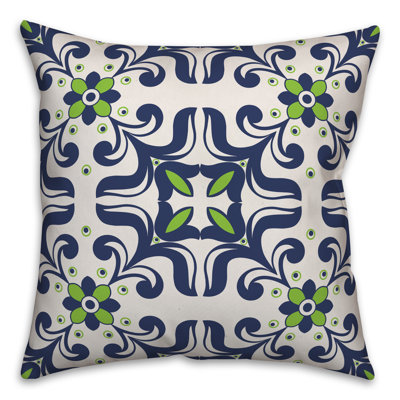  Tile Indoor/Outdoor Throw Pillow