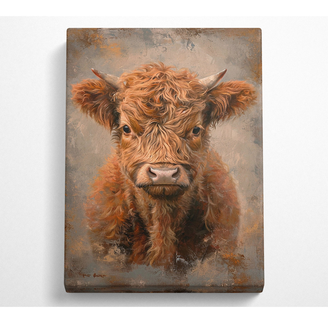 Highland Cow - Kunstdrucke auf Leinwand - Wrapped Canvas