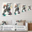 Hockey sur gazon sur glace pendant le jeu II - Impression sur toile-1126245747-1126245743