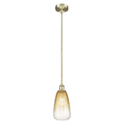 Edison - Laken - 1 Light 6" Stem Hung Mini Pendant