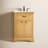 Hermes 24 " W Freestanding Standard Free Standing 1 Single Vanity Bathroom Vanity With Carrara Marble Top-73360068
