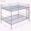 Lit superposé double sur double, design contemporain, peu encombrant et durable